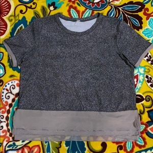 lululemon sole training short sleeve workout shirt